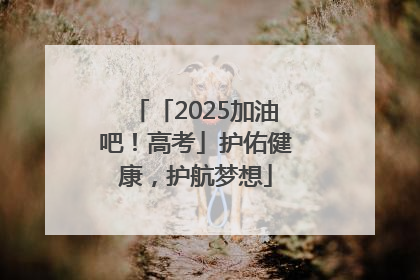 「2025加油吧！高考」护佑健康，护航梦想