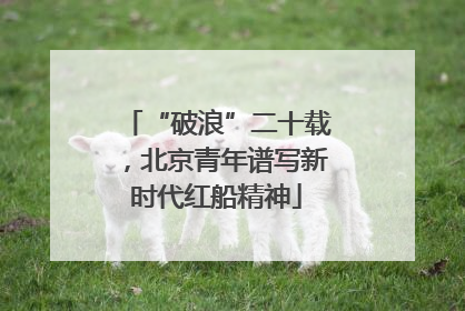 “破浪”二十载，北京青年谱写新时代红船精神
