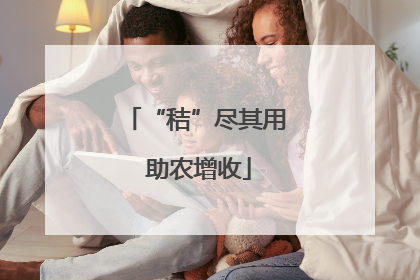 “秸”尽其用 助农增收