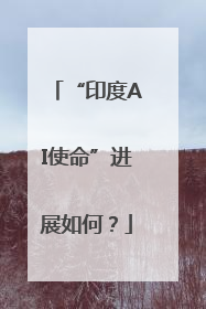 “印度AI使命”进展如何？