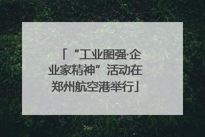 “工业图强·企业家精神”活动在郑州航空港举行
