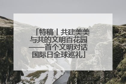 特稿丨共建美美与共的文明百花园——首个文明对话国际日全球巡礼