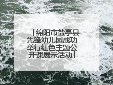 绵阳市盐亭县先锋幼儿园成功举行红色主题公开课展示活动