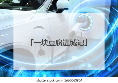 一块豆腐进城记