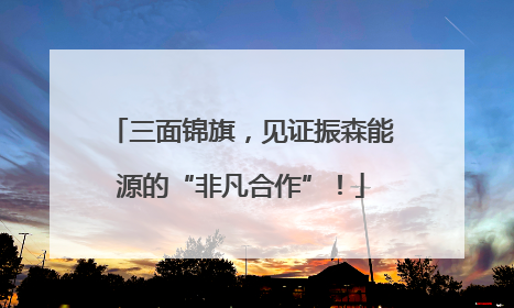 三面锦旗，见证振森能源的“非凡合作”！