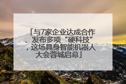 与7家企业达成合作、发布多项“硬科技”，这场具身智能机器人大会蓉城启幕