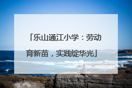 乐山通江小学：劳动育新苗，实践绽华光