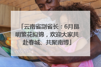 云南省副省长：6月昆明繁花似锦，欢迎大家共赴春城、共聚南博