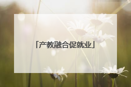产教融合促就业