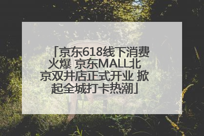 京东618线下消费火爆 京东MALL北京双井店正式开业 掀起全城打卡热潮