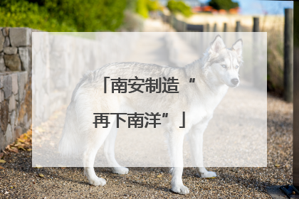 南安制造“再下南洋”