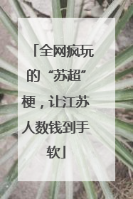 全网疯玩的“苏超”梗，让江苏人数钱到手软