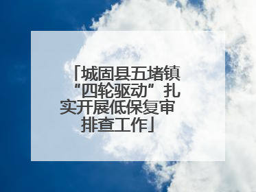 城固县五堵镇“四轮驱动”扎实开展低保复审排查工作