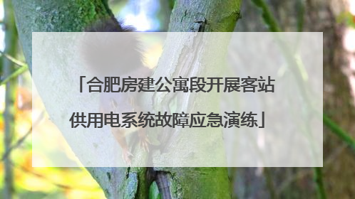 合肥房建公寓段开展客站供用电系统故障应急演练