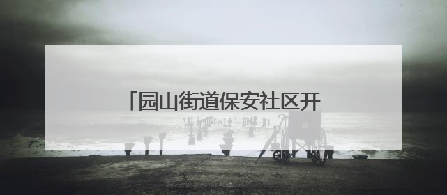 园山街道保安社区开展多元手工践行老年友好服务“四有一无”
