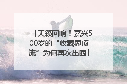 天籁回响！嘉兴500岁的“收藏界顶流”为何再次出圈