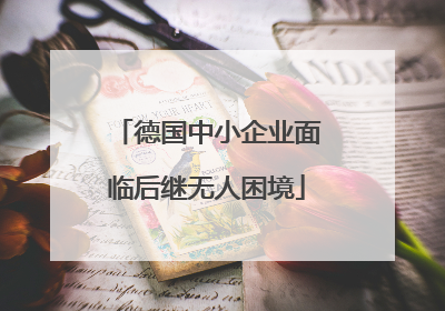 德国中小企业面临后继无人困境