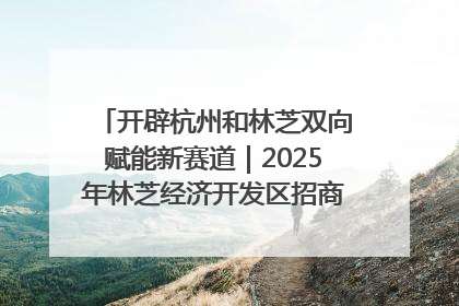 开辟杭州和林芝双向赋能新赛道｜2025年林芝经济开发区招商引资（杭州）推介展销活动在杭举办