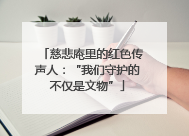慈悲庵里的红色传声人：“我们守护的不仅是文物”