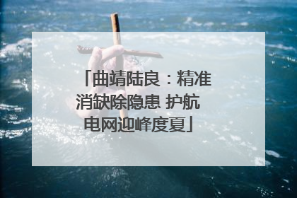 曲靖陆良：精准消缺除隐患 护航电网迎峰度夏