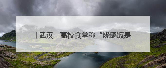 武汉一高校食堂称“烧鹅饭是广东俗称，食材为烤鸭”？广东多家烧鹅店：鸭是鸭鹅是鹅
