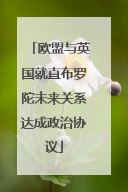 欧盟与英国就直布罗陀未来关系达成政治协议