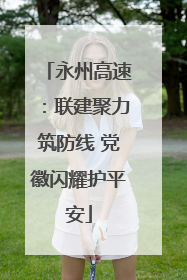 永州高速：联建聚力筑防线 党徽闪耀护平安