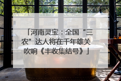 河南灵宝：全国“三农”达人将在千年雄关吹响《丰收集结号》