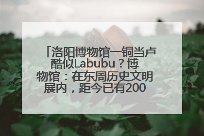 洛阳博物馆一铜当卢酷似Labubu？博物馆：在东周历史文明展内，距今已有2000多年历史