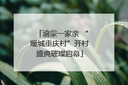 渝蒙一家亲 “暖城重庆村”开村盛典璀璨启幕