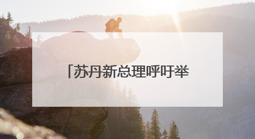 苏丹新总理呼吁举行全面政治对话