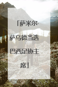 萨米尔·萨乌德当选巴西足协主席