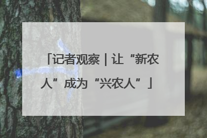 记者观察｜让“新农人”成为“兴农人”