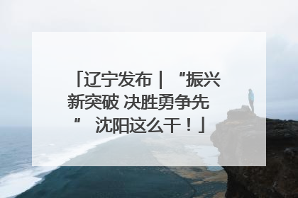 辽宁发布｜“振兴新突破 决胜勇争先” 沈阳这么干！