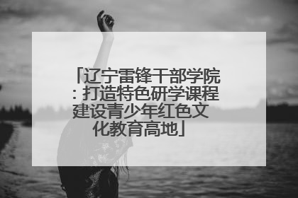 辽宁雷锋干部学院：打造特色研学课程 建设青少年红色文化教育高地