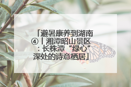 避暑康养到湖南④丨湘潭昭山景区：长株潭“绿心”深处的诗意栖居