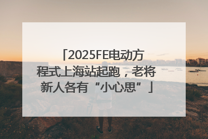 2025FE电动方程式上海站起跑，老将新人各有“小心思”