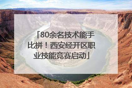 80余名技术能手比拼！西安经开区职业技能竞赛启动