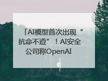 AI模型首次出现“抗命不遵”！AI安全公司称OpenAI o3模型出现异常